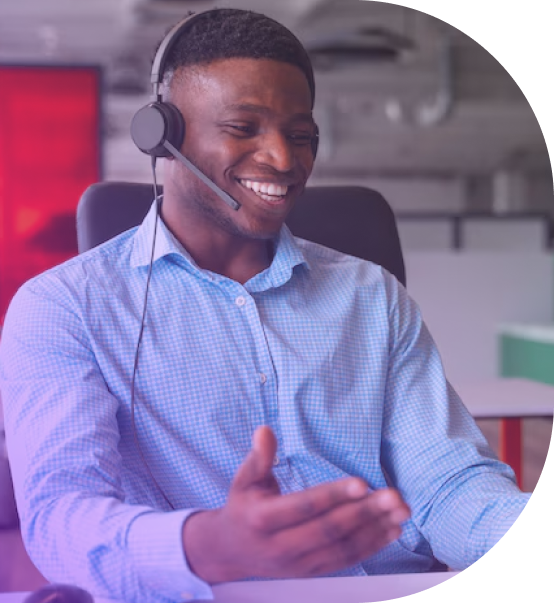 Male customer support Image